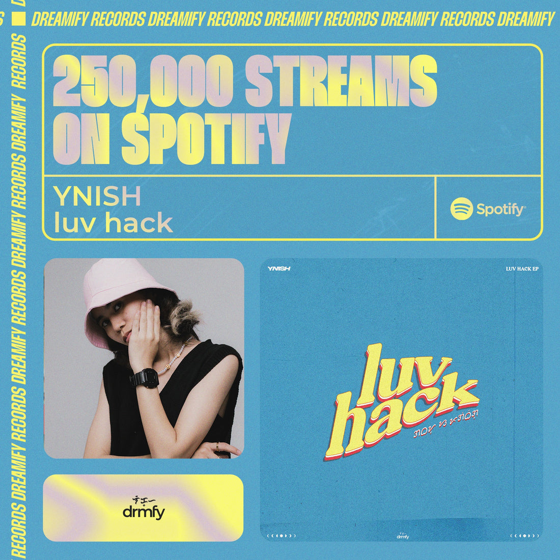 YNISH & drmfy merch | Luv Hack